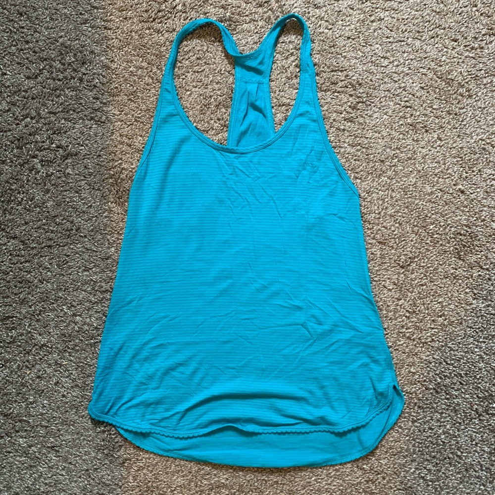 lululemon athletica Turquoise Racerback Tank